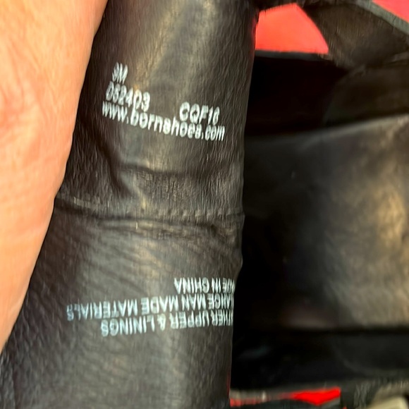 Born Vintage Leather Zip Back Open Cut Ankle Boots 9M Genuine Leather - Picture 6 of 6